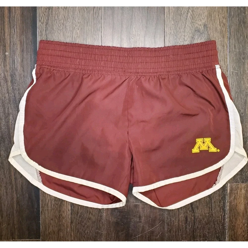 Rivalry Threads 91 Size S 4/6 Maroon Minnesota Gophers Lined Womens Shorts